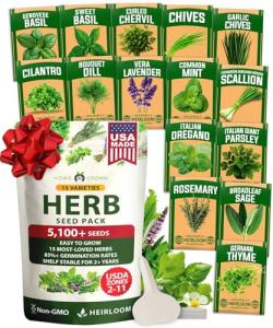 15 Heirloom Culinary Herb Seeds - Non-GMO