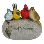 Design Toscano Birdy Welcome Garden Stone Statue: Medium