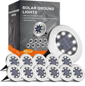 Solar In-Ground Lights for Outdoor Spaces