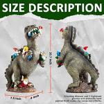 SOWSUN Dinosaur Gnomes Garden Statues Garden Decor Yard Decorations Outdoor, Patio, Yard, Lawn Ornaments Unique Housewarming Gifts for Women, Mom for Mothers Day