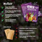 KVITER 1,500 Tetra Mix Snapdragon seeds (Antirrhinum Majus) – Heirloom & Organic Tall Snap Dragon Mix, Annual Flower Garden seeds, Cut Flower Seeds for Planting – Ideal for Outdoor Garden & Containers