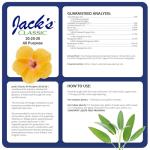 Jack's Classic 20-20-20 All Purpose Water-Soluble Fertilizer with Micronutrients to Provide General Growth on All Plants, 1.5lbs