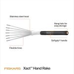 Fiskars Xact Ergonomic Heavy Duty Hand Rake