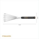 Fiskars Xact Ergonomic Heavy Duty Hand Rake