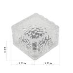 JKIMK Solar Brick Lights Outdoor Waterproof Patio Brick Lights Garden Decor for Outside 6 Packs for Patio,Yard,Walkway,Pathway Decor