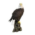 VV-Ladybug Bald Eagle Garden Statues, Outdoor Resin Sculptures, Christmas Animal Decor for Patio Porch Yard, Home Garden Desk Office Decor Art Figurine Ornament