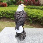 VV-Ladybug Bald Eagle Garden Statues, Outdoor Resin Sculptures, Christmas Animal Decor for Patio Porch Yard, Home Garden Desk Office Decor Art Figurine Ornament