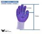 Garden Gloves for Women with Foam Grip (Set of 3)