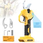 Brushless Electric Pruning Shears Compatible with DeWALT 20V – 26000RPM Cordless Garden Pruner, 0.8-2 inch Max Cutting Diameter PVC Cutter Tree Trimmer with LCD Display & SK7 Blades(Tool Only)