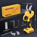 Brushless Electric Pruning Shears Compatible with DeWALT 20V – 26000RPM Cordless Garden Pruner, 0.8-2 inch Max Cutting Diameter PVC Cutter Tree Trimmer with LCD Display & SK7 Blades(Tool Only)
