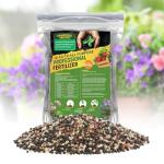 10-10-10 Slow-Release Premium Fertilizer - All-Purpose Plant Food for Indoor Outdoor Gardening Vegetables Flowers Lawn Trees Shrubs, 0.5 Quart