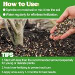 10-10-10 Slow-Release Premium Fertilizer - All-Purpose Plant Food for Indoor Outdoor Gardening Vegetables Flowers Lawn Trees Shrubs, 0.5 Quart