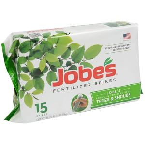 Jobe's Tree Fertilizer Food Spikes for Gardens