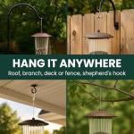 Squirrel-Proof Large Wild Bird Feeder - 4LB Capacity