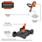 BLACK+DECKER Cordless 3-in-1 Trimmer and Lawn Mower