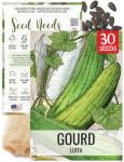 Seed Needs Luffa Seeds for Planting Loofah Sponge Gourds - Non-GMO Heirloom & Untreated Veggie Seed to Plant a Home Grown Outdoor Vegetable Garden (1 Pack)