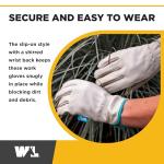 Wells Lamont Women's Water-Resistant Leather Work Gloves | Puncture Resistant, Reinforced, HydraHyde | Medium (1167M), Tan