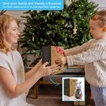 Nacome Solar Garden Outdoor Statues Bunny with Succulent and 7 LED Lights – Lawn Decor for Patio, Balcony, Yard Ornament - Chrismtas Gifts for Mom Grandma