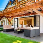 Pamapic 7 Pieces Outdoor Sectional Furniture，Wicker Patio sectional Furniture Sets，All-Weather Rattan Sectional Sofa Conversation Set with Coffee Table and Washable Couch Cushions Covers