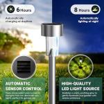 GIGALUMI Waterproof Solar Garden Lights - 12 Pack