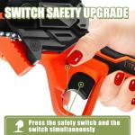 6" Battery-Powered Mini Chainsaw with 2 Batteries
