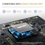 Cordless Electric Tiller for Dewalt 20V Battery