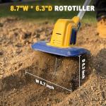 Cordless Electric Tiller for Dewalt 20V Battery