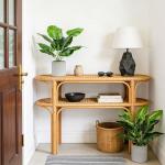 Der Rose 2 Pack Fake Plants Artificial Tropical Faux Plants Indoor for Office Desk Home Sage Green Decor