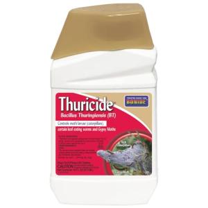 Bonide Thuricide BT Concentrate, 16 oz Ready-to-Mix Solution for Caterpillar, Worm and Moth Control in Home Garden