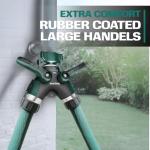 2WAYZ Hose Splitter 2 Way Heavy Duty - Outdoor Faucet and Garden Hose Splitter - Durable Water Spigot Splitter Y Adapter - All-Metal Water Hose Connector with Shut-Off Valve - 4 x 4 x 1.5 Inches