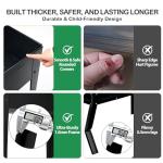 FOYUEE Raised Planter Box with Legs Outdoor Elevated Garden Bed On Wheels for Vegetables Flower Herb Patio