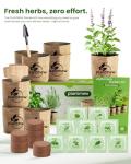 9 Herb Indoor Garden Kit - Unique Kitchen Gift for Women, Men, Mom, Friends - Complete Starter Set with Pots, Soil & Tools - Perfect for Windowsill, Countertop, Home Gardening