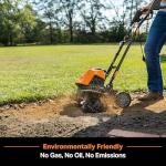 LawnMaster 10-Amp 16-Inch Deluxe Tiller