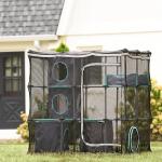 Kitty City Outdoor Catio Furniture and Play Kits for Cats, Outdoor Mega Kit