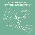 Kitty City Outdoor Catio Furniture and Play Kits for Cats, Outdoor Mega Kit
