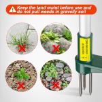 Walensee Weed Puller, Stand Up Weeder Hand Tool, Long Handle Garden Weeding tool with 3 Claws, Hand Weed Hound Weed Puller for Dandelion, Standup Weed Root Pulling Tool and Picker, Grabber (1 pack)