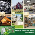 HLISIS 32PCS Mouse Rodent Repellent, Natural Mouse Repellent Peppermint Oil for Mice, Rats, Squirrels, Spiders and Pests, Keeps Pests Away Effectively from Garden & Home (Peppermint)