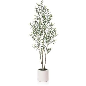 6Ft Artificial Olive Tree for Home Decor