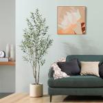 6Ft Artificial Olive Tree for Home Decor
