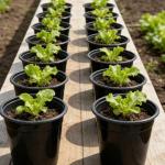 Niiiice 32-Pack 1.5 Gallon Nursery Pots, Thickened Soft Seed Starting Container for Indoor Outdoor Plants,Seedlings, Vegetables, Succulents and Cuttings (Black)