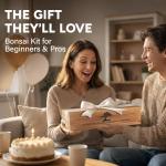 AVERGO Bonsai Tree Kit – Grow 5 Unique Varieties