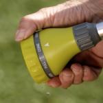 Watering Wand - The Relaxed Gardener 15" Garden Hose Nozzle Sprayer 8 Adjustable Spray Patterns and Thumb Control Shut Off Valve