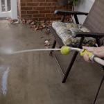 Watering Wand - The Relaxed Gardener 15" Garden Hose Nozzle Sprayer 8 Adjustable Spray Patterns and Thumb Control Shut Off Valve