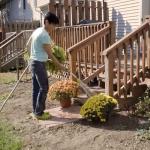 Watering Wand - The Relaxed Gardener 15" Garden Hose Nozzle Sprayer 8 Adjustable Spray Patterns and Thumb Control Shut Off Valve