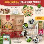 14 Varieties of Non-GMO Sweet & Hot Pepper Seeds