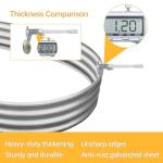 Gardeal Garden Galvanized Raised Garden Bed Kit - Metal Planter Boxes for Vegetables/Herbs/Flowers, Heavy-Duty Steel Outdoor Garden Box with Reinforced Edges