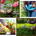 WZQH Durable Leather Gardening Gloves for All Tasks