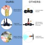 49.21Ft Drip Irrigation System, 360° Bendable Drip Irrigation Kit Automatic Irrigation System for Garden, Adjustable Garden Watering Misting System for Greenhouse, Yard, Lawn, Plant