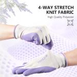 Stylish Breathable Gardening Gloves for Women - 6 Pairs