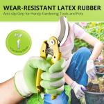 Stylish Breathable Gardening Gloves for Women - 6 Pairs